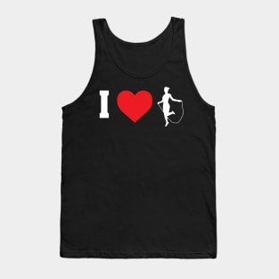 I Love Design for Women Rope Jumpers Tank Top